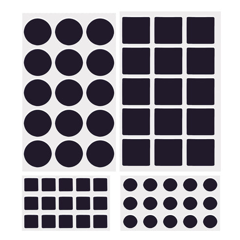 Round and Square Magnets with Adhesive Backing